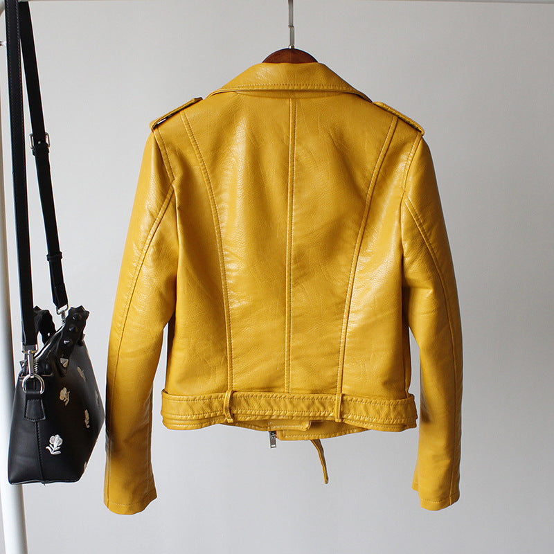 Damen Bikerjacke cropped – Produktfoto – Noravolo