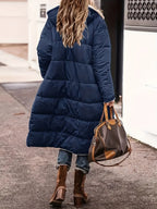 Damen Lange Winterjacke – Produktfoto – Noravolo