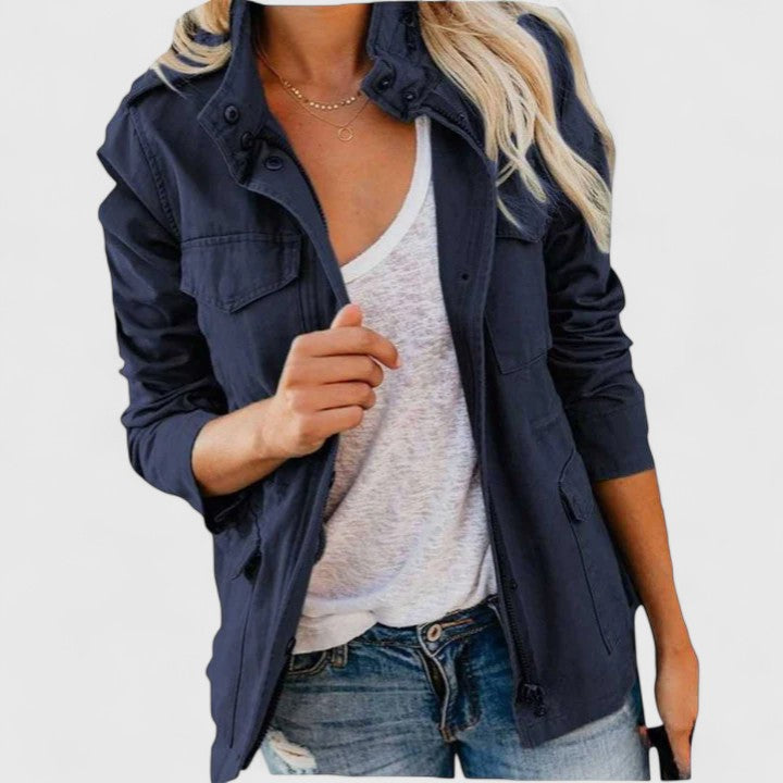Damen Parka – Marineblau – Noravolo
