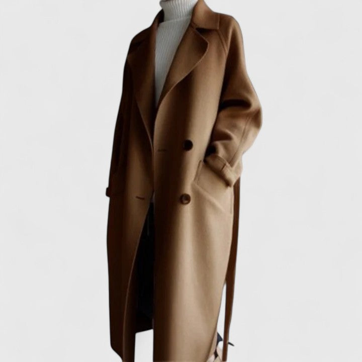 Damen Langmantel – Braun – Noravolo