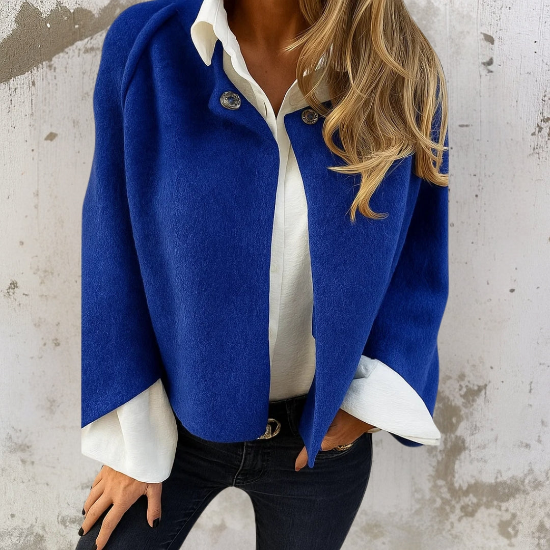 Damen Kurzjacke – Blau – Noravolo