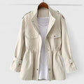 Damen Übergangsjacke – Creme – Noravolo