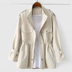 Damen Übergangsjacke – Creme – Noravolo