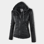 Damen Jacke mit abnehmbarer Kapuze – Produktfoto – Noravolo