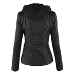 Damen Jacke mit abnehmbarer Kapuze – Produktfoto – Noravolo