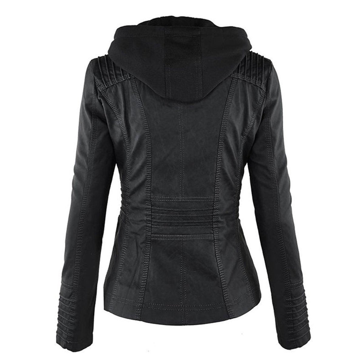 Damen Jacke mit abnehmbarer Kapuze – Produktfoto – Noravolo
