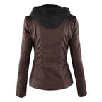 Damen Jacke mit abnehmbarer Kapuze – Produktfoto – Noravolo