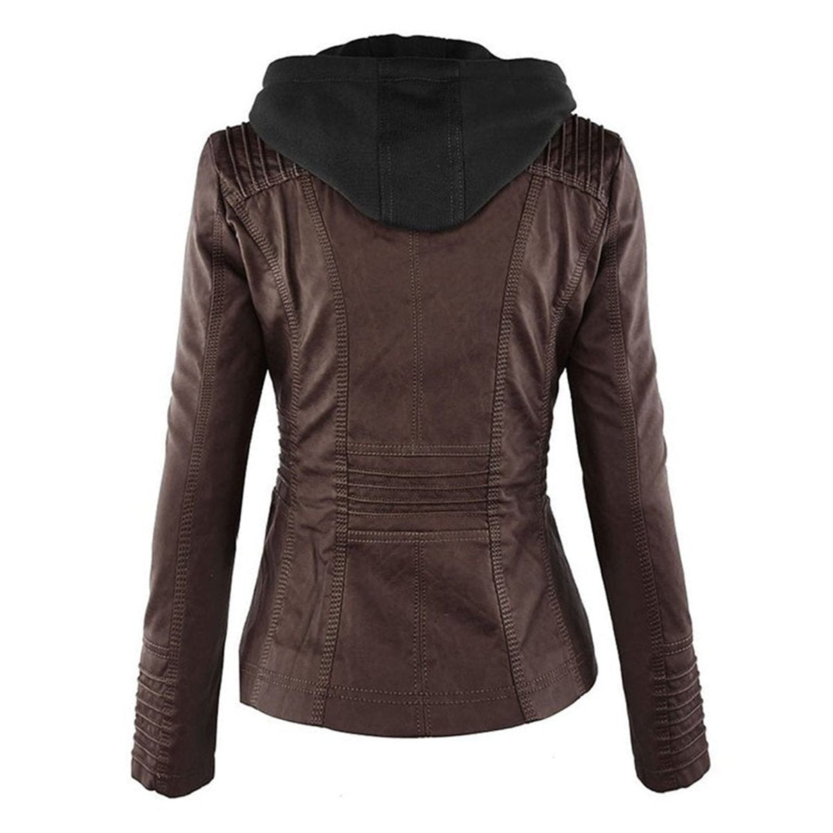 Damen Jacke mit abnehmbarer Kapuze – Produktfoto – Noravolo
