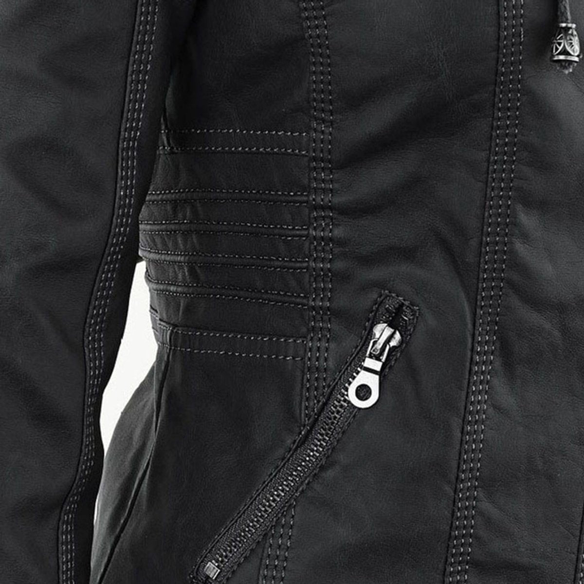 Damen Jacke mit abnehmbarer Kapuze – Produktfoto – Noravolo