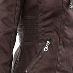 Damen Jacke mit abnehmbarer Kapuze – Produktfoto – Noravolo