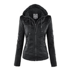 Damen Jacke mit abnehmbarer Kapuze – Produktfoto – Noravolo