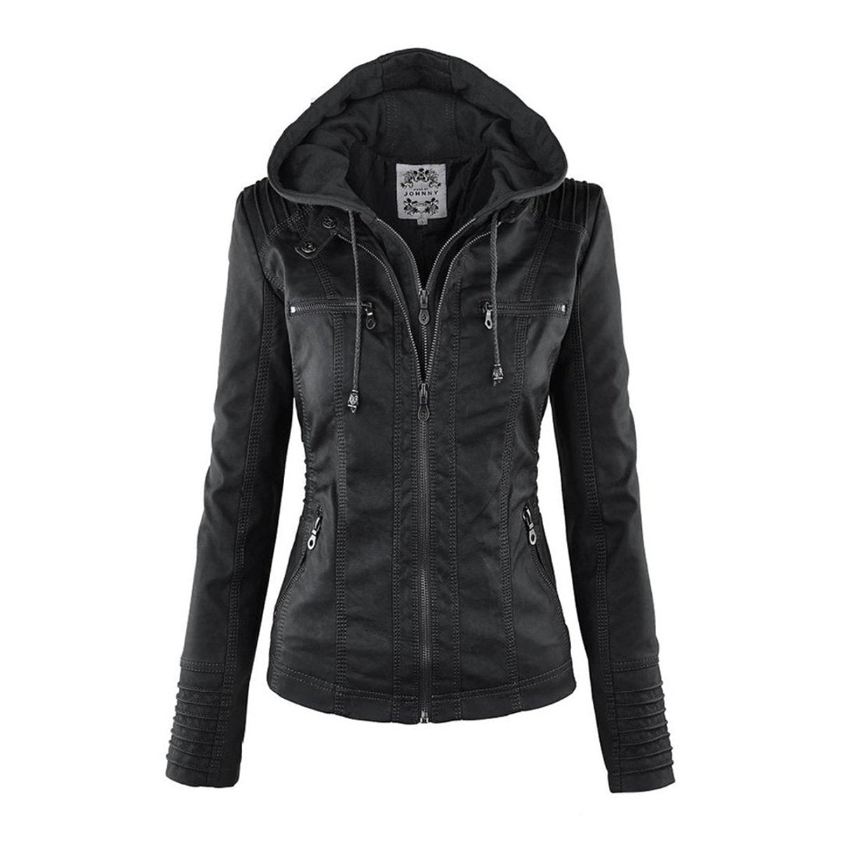 Damen Jacke mit abnehmbarer Kapuze – Produktfoto – Noravolo