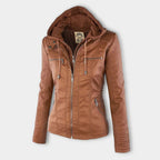 Damen Jacke mit abnehmbarer Kapuze – Produktfoto – Noravolo