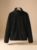 Damen Jacke Oversized – Schwarz – Noravolo