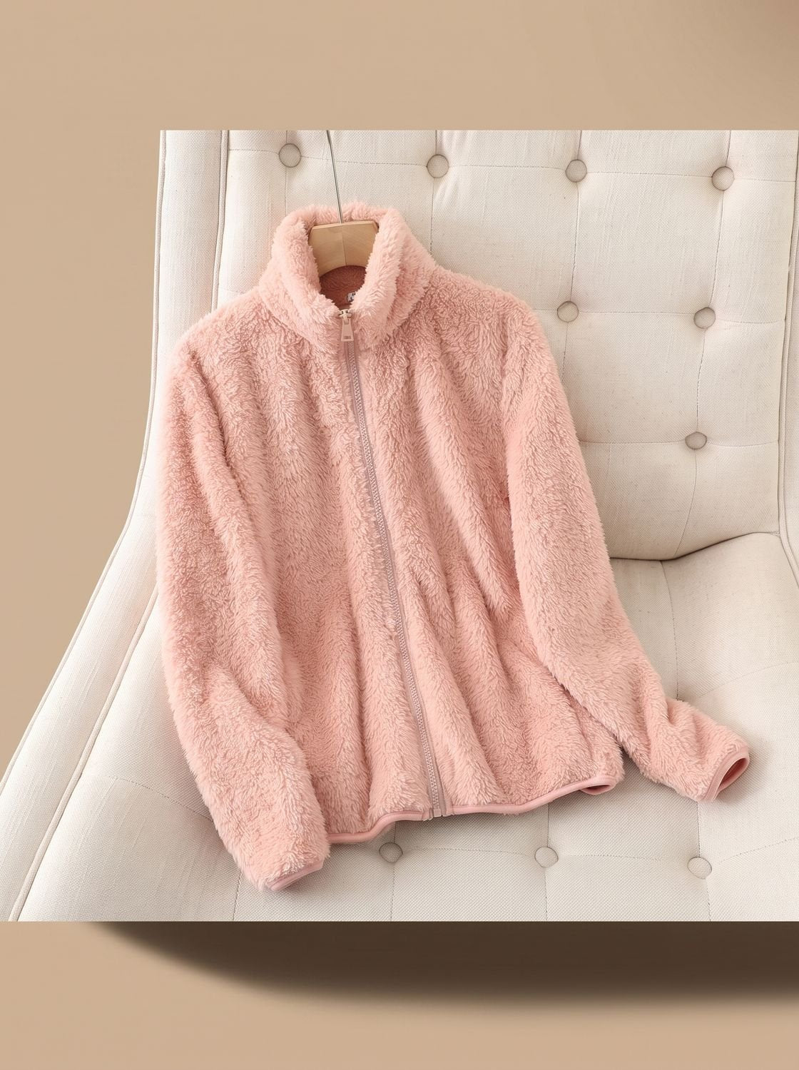 Damen Jacke Oversized – Rosa – Noravolo
