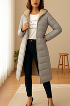 Damen Jacke im Longline-Stil – Produktfoto – Noravolo