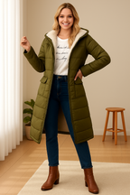 Damen Jacke im Longline-Stil – Produktfoto – Noravolo