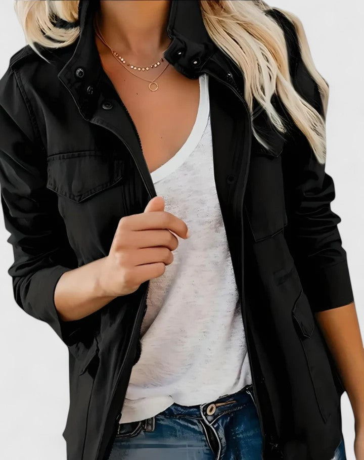 Damen Parka – Schwarz – Noravolo