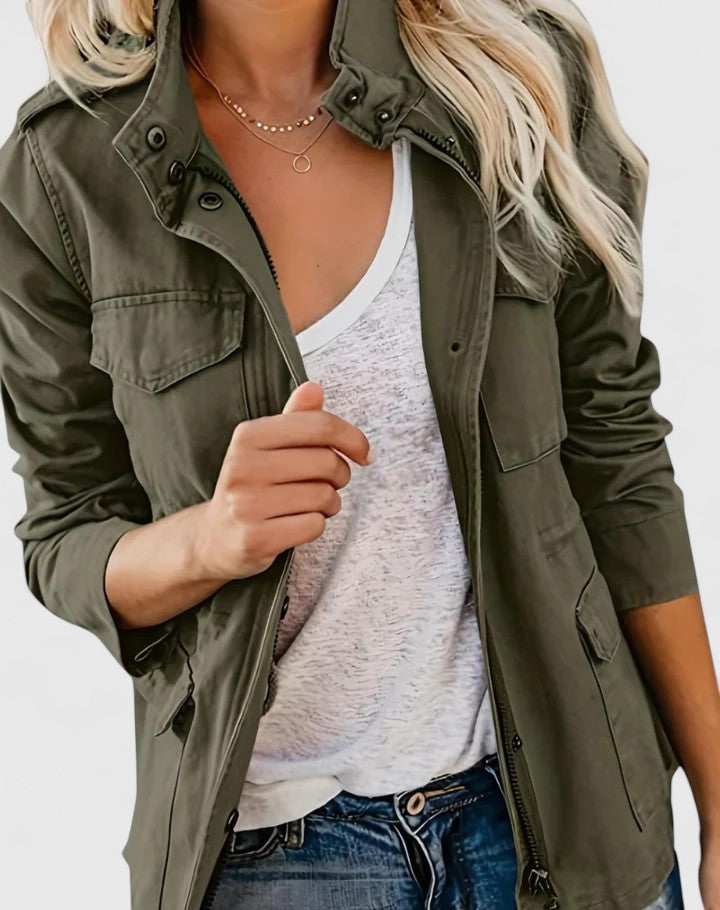 Damen Parka – Grün – Noravolo