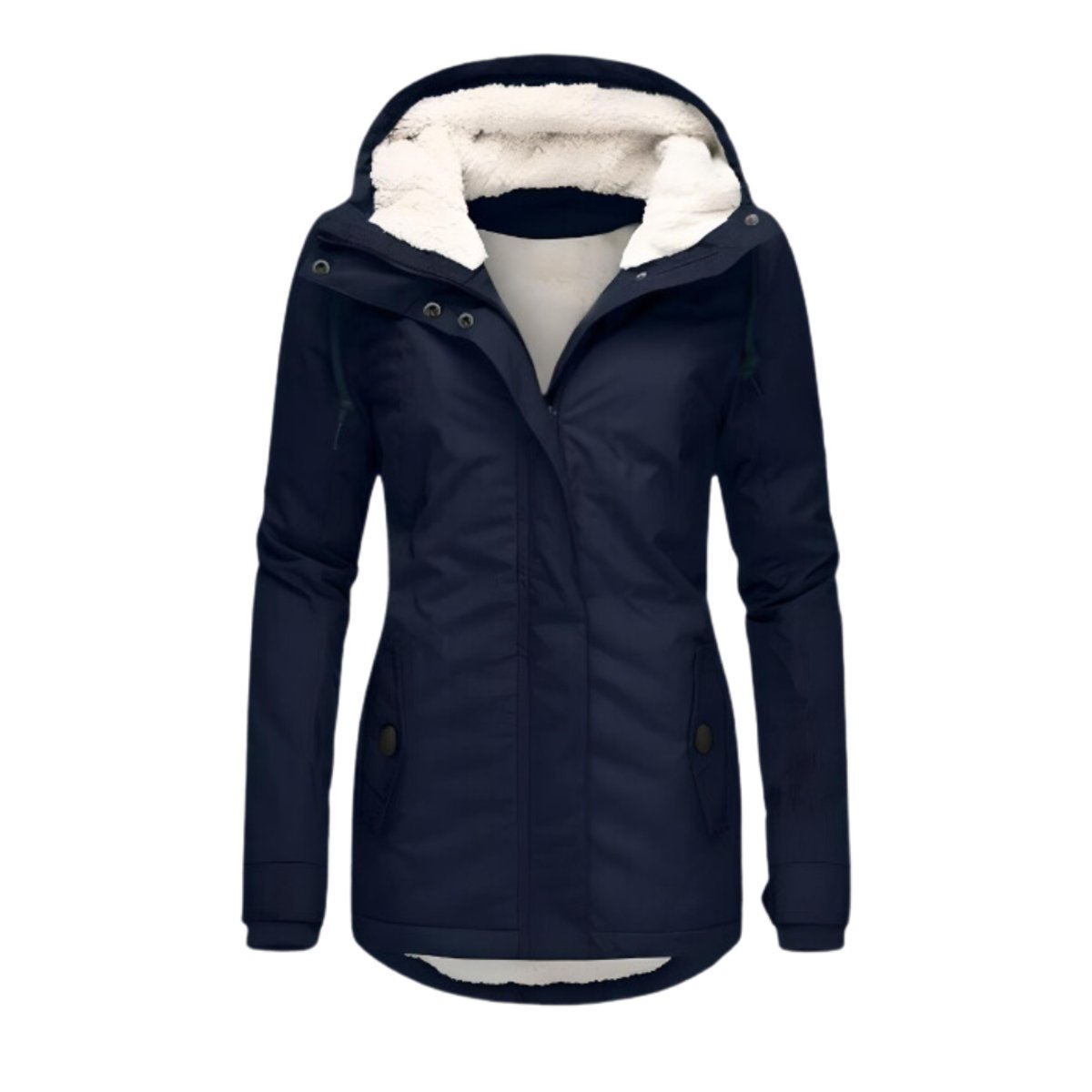 Damen Parka tailliert – Dunkelblau – Noravolo