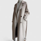 Damen Langmantel – Beige – Noravolo
