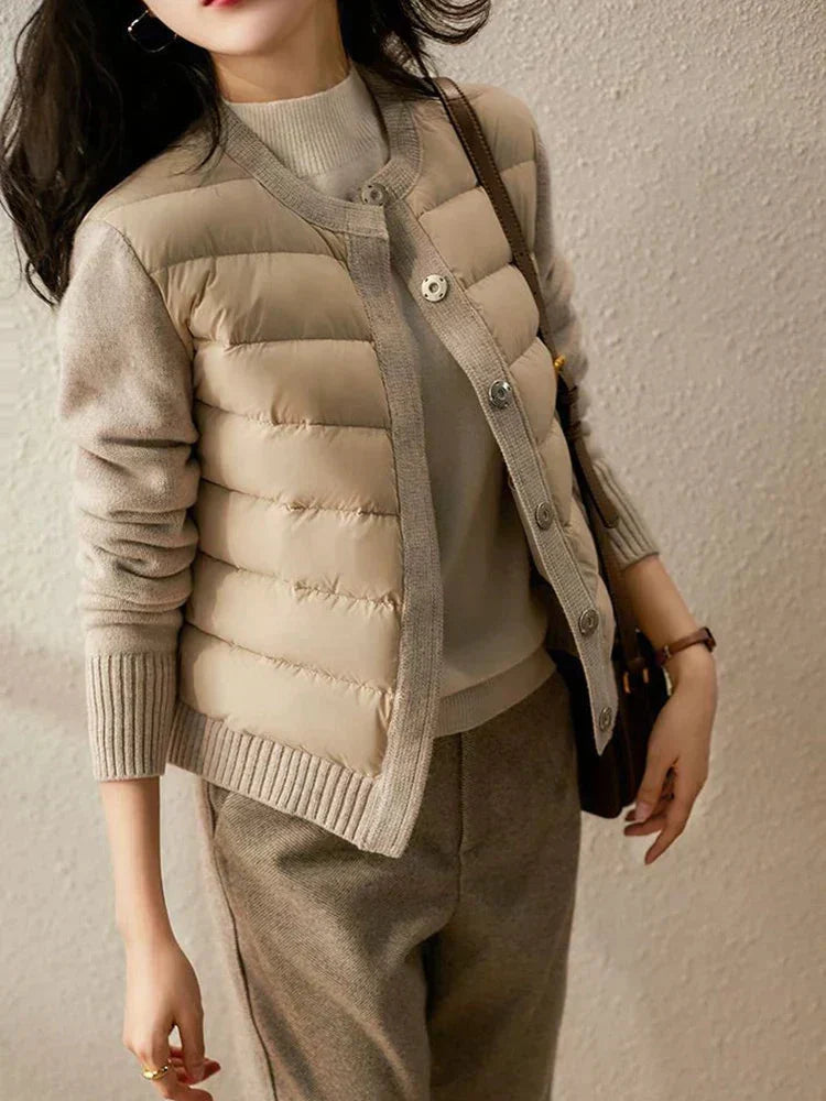 Damen Steppjacke – Khaki – Noravolo
