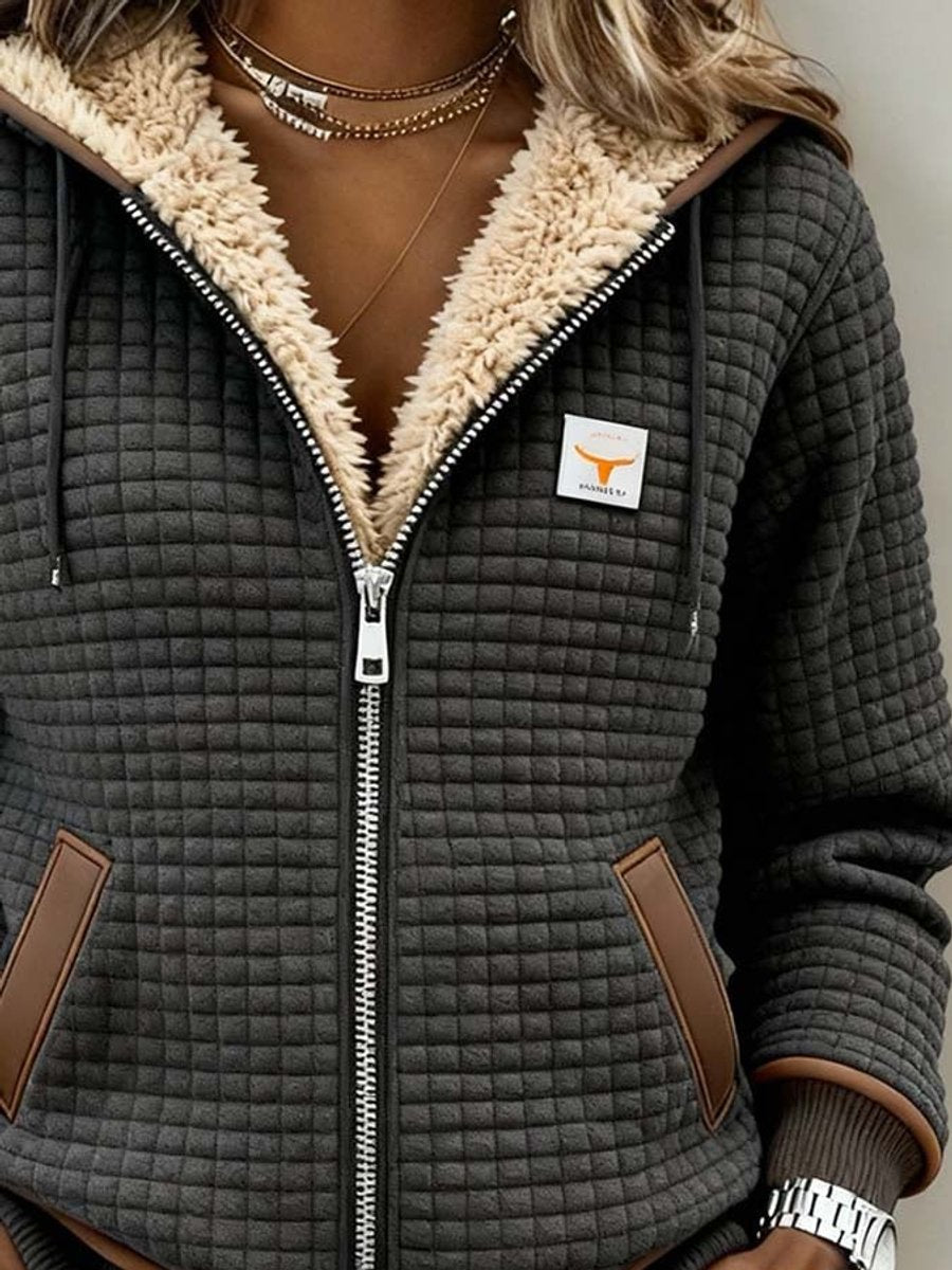 Damen Steppjacke mit Fleecefutter – Produktfoto – Noravolo