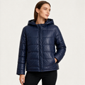 Damen Steppjacke Oversized – Dunkelblau – Noravolo
