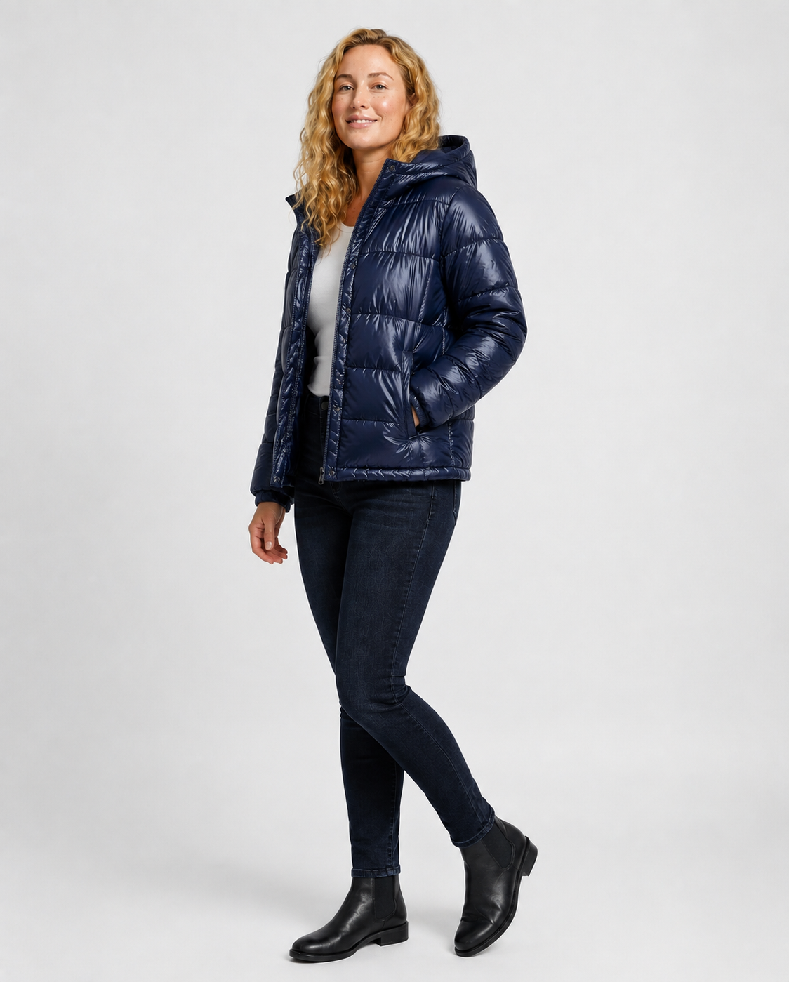 Damen Steppjacke Oversized – Produktfoto – Noravolo