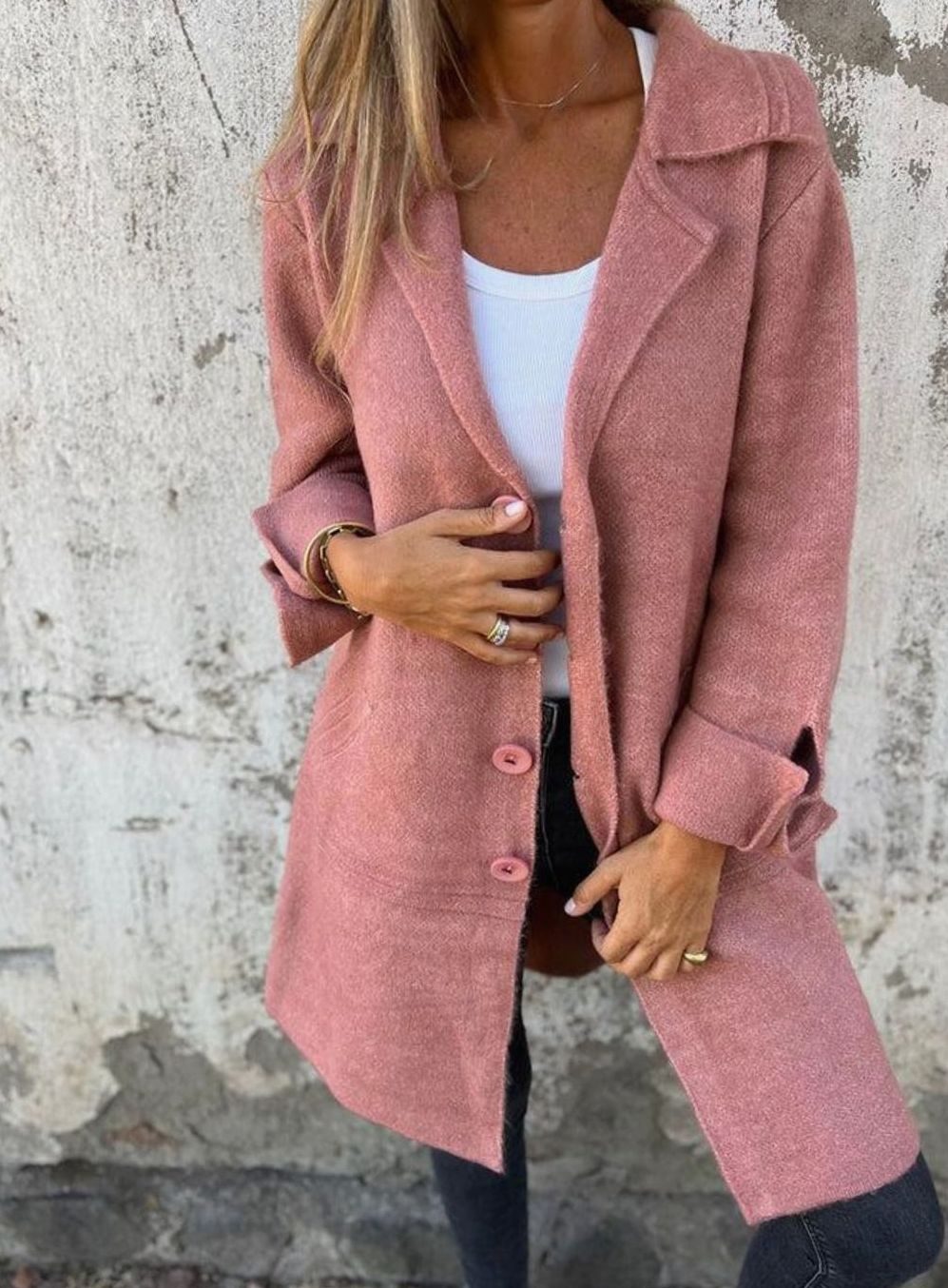 Damen Strickjacke Oversize – Produktfoto – Noravolo