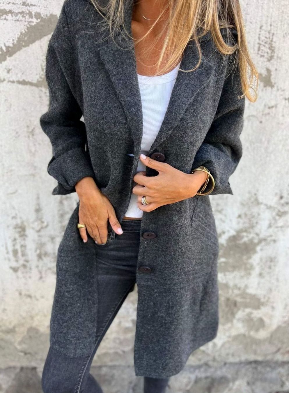 Damen Strickjacke Oversize – Produktfoto – Noravolo