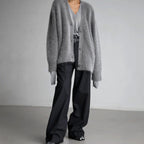 Damen Strickjacke Oversized – Produktfoto – Noravolo