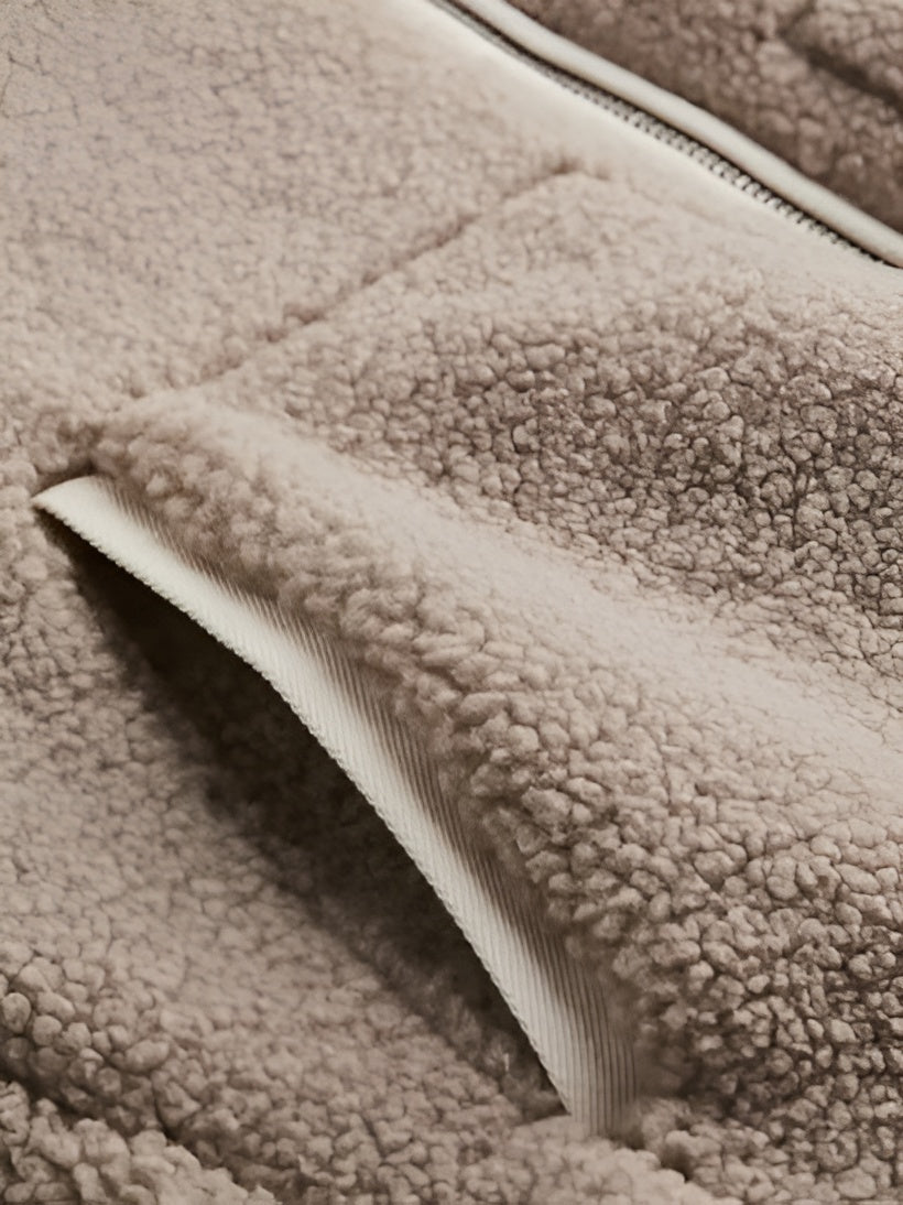 Damen Teddymantel Oversized – Produktfoto – Noravolo
