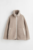 Damen Teddymantel Oversized – Produktfoto – Noravolo