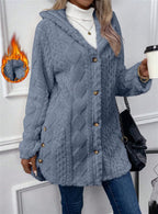 Damen Mantel mit Knopfleiste – Produktfoto – Noravolo