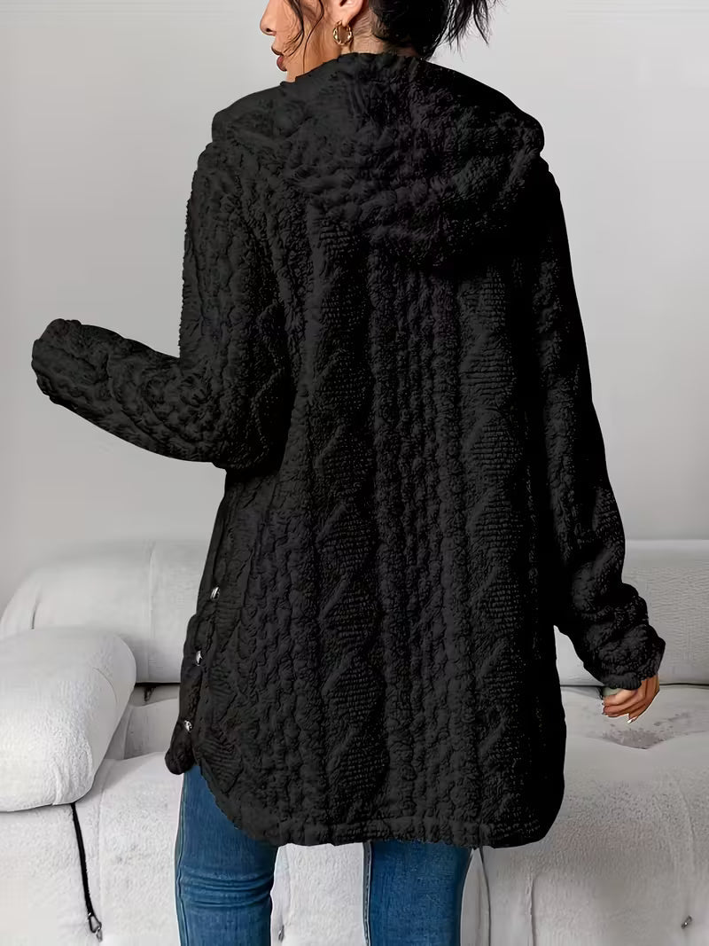 Damen Mantel mit Knopfleiste – Produktfoto – Noravolo