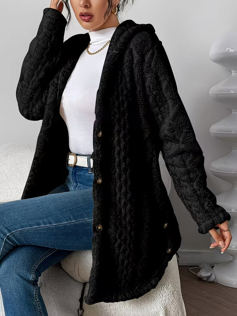 Damen Mantel mit Knopfleiste – Produktfoto – Noravolo