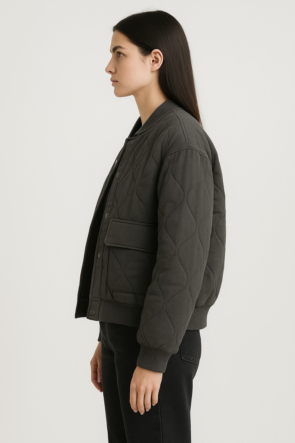 Damen Steppjacke hüftlang – Produktfoto – Noravolo