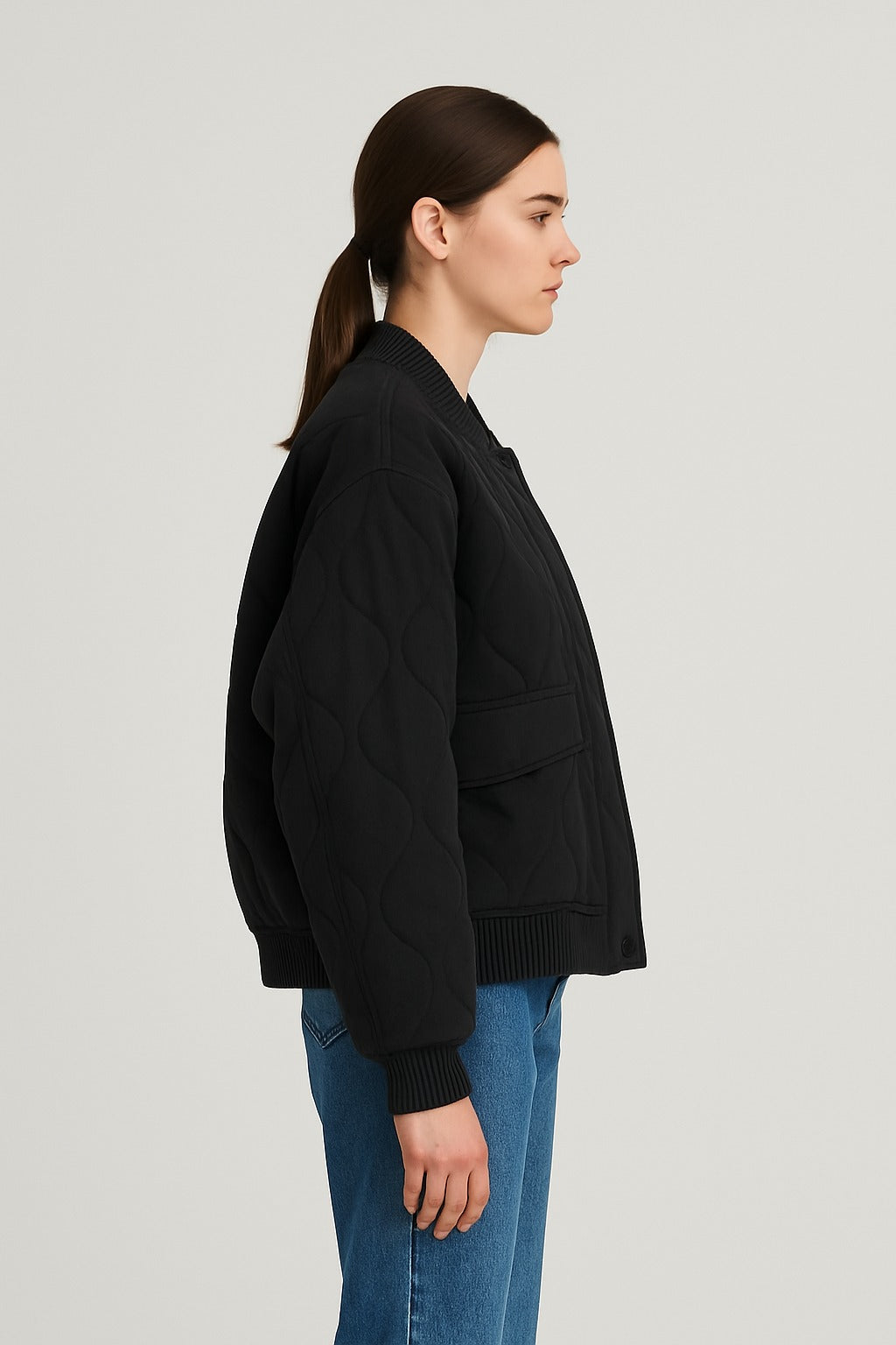 Damen Steppjacke hüftlang – Produktfoto – Noravolo