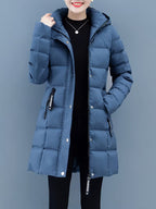 Damen Steppjacke mittellang – Produktfoto – Noravolo