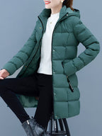 Damen Steppjacke mittellang – Produktfoto – Noravolo