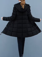 Damen Steppjacke mittellang – Produktfoto – Noravolo