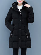 Damen Steppjacke mittellang – Produktfoto – Noravolo