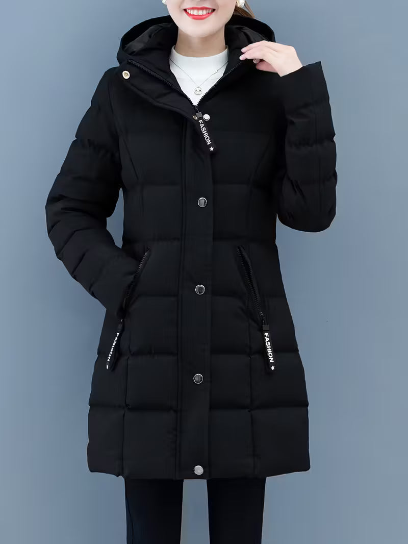 Damen Steppjacke mittellang – Produktfoto – Noravolo