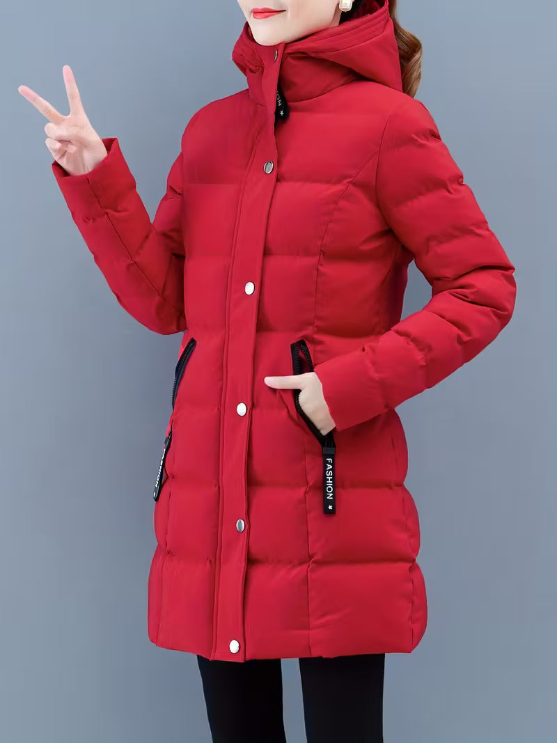 Damen Steppjacke mittellang – Produktfoto – Noravolo