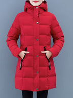 Damen Steppjacke mittellang – Produktfoto – Noravolo