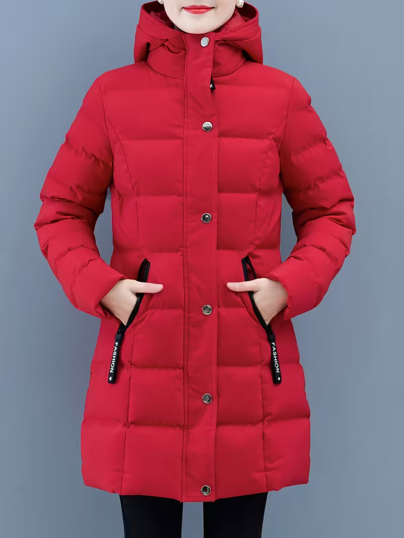 Damen Steppjacke mittellang – Produktfoto – Noravolo