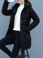 Damen Steppjacke mittellang – Produktfoto – Noravolo