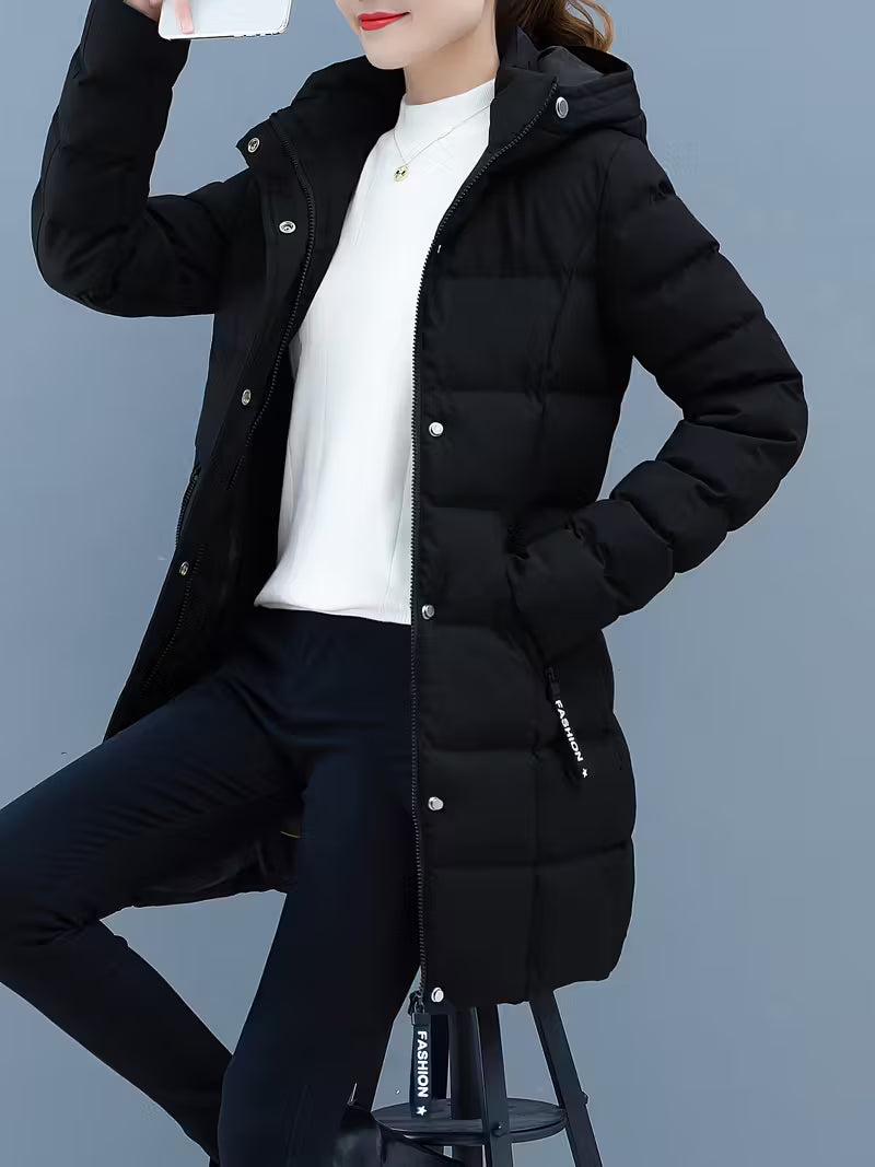 Damen Steppjacke mittellang – Produktfoto – Noravolo