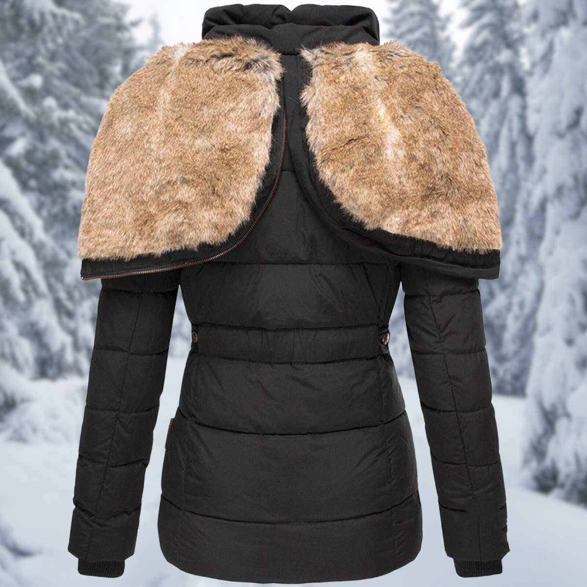 Damen Steppjacke tailliert – Produktfoto – Noravolo